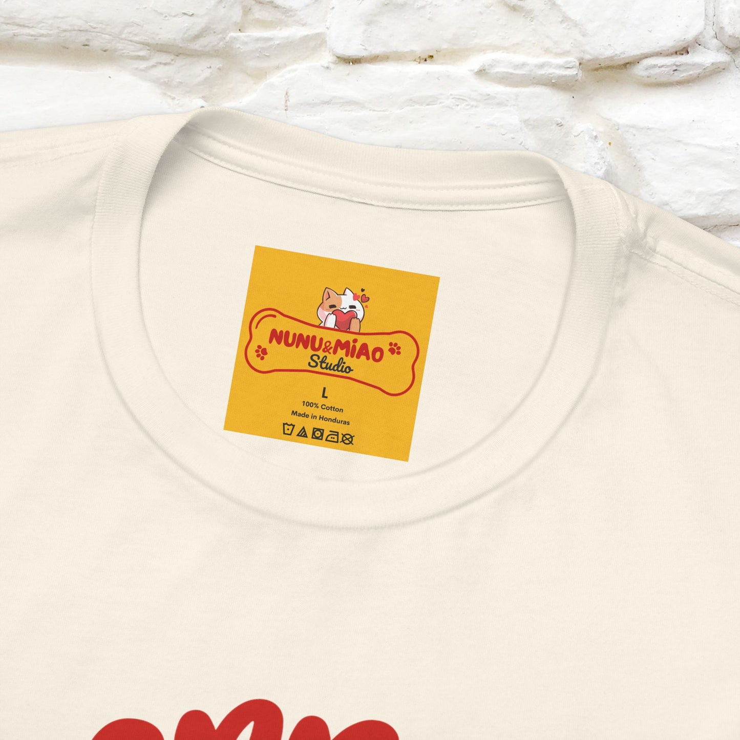 ''Ommm, Keep Calm'' Cat T-Shirt | Nunu&Miao Studio - Nunu&Miao Studio
