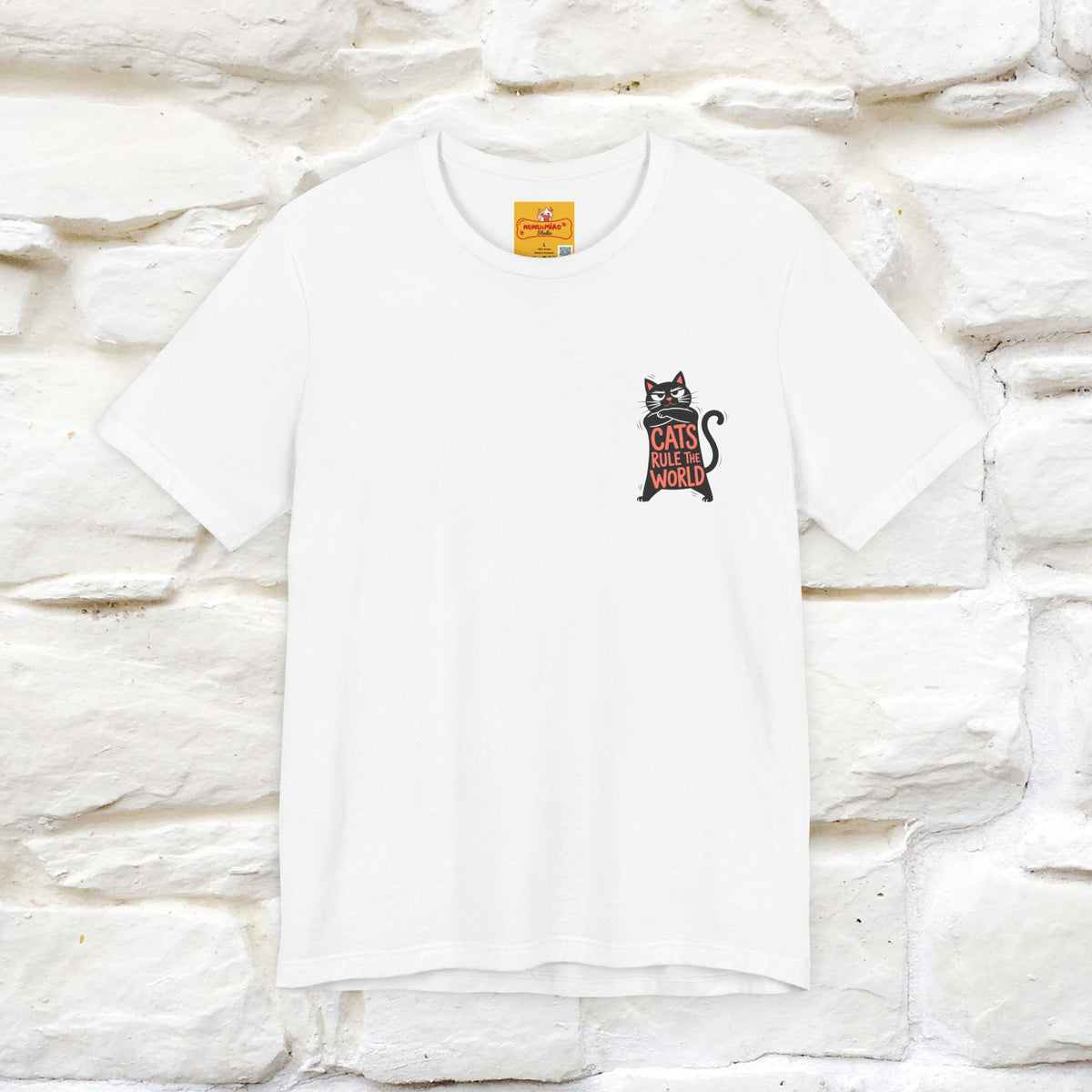 “Cats Rule The World” |Cat T-Shirt | Front & Back Design | Nunu&Miao Studio