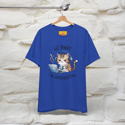 ''Go Away, I’m Introverting'' | Cat T-Shirt | Nunu&Miao Studio - Nunu&Miao Studio