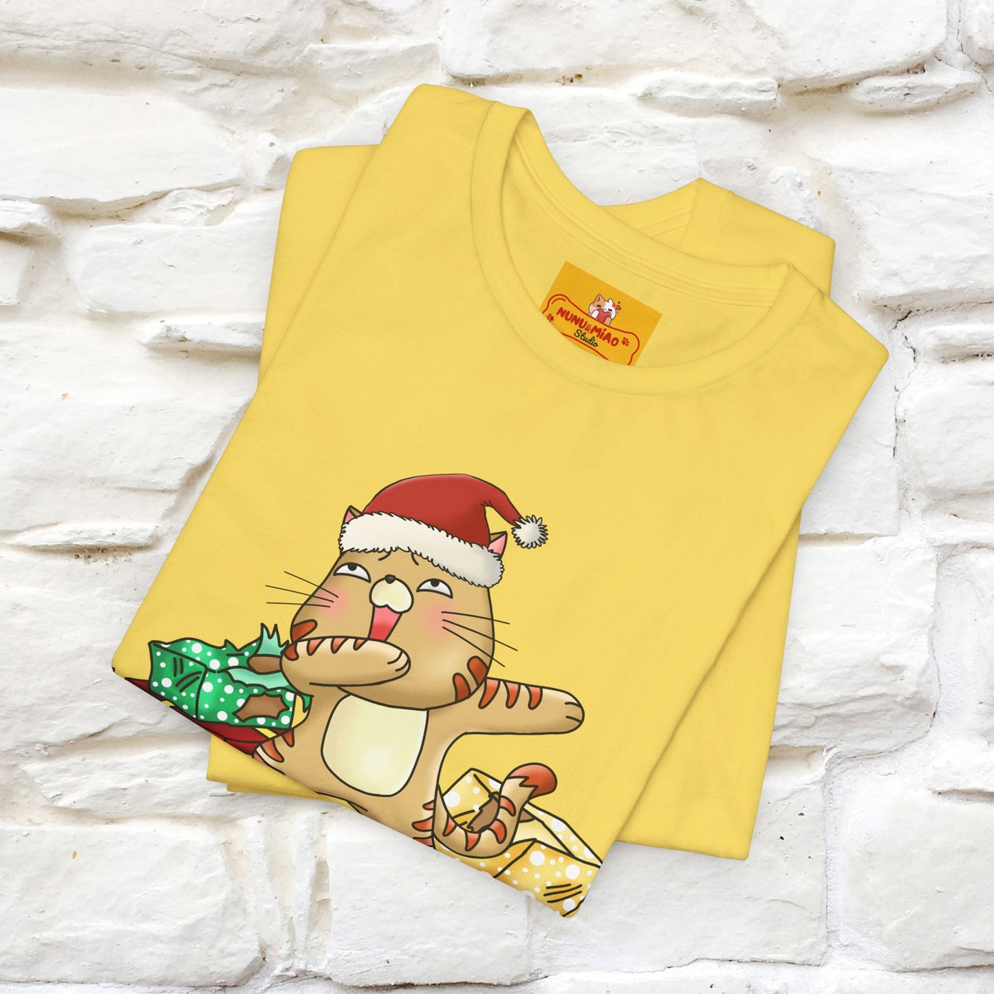 "Santa Claws" |Funny Cat T-Shirt | Nunu&Miao Studio