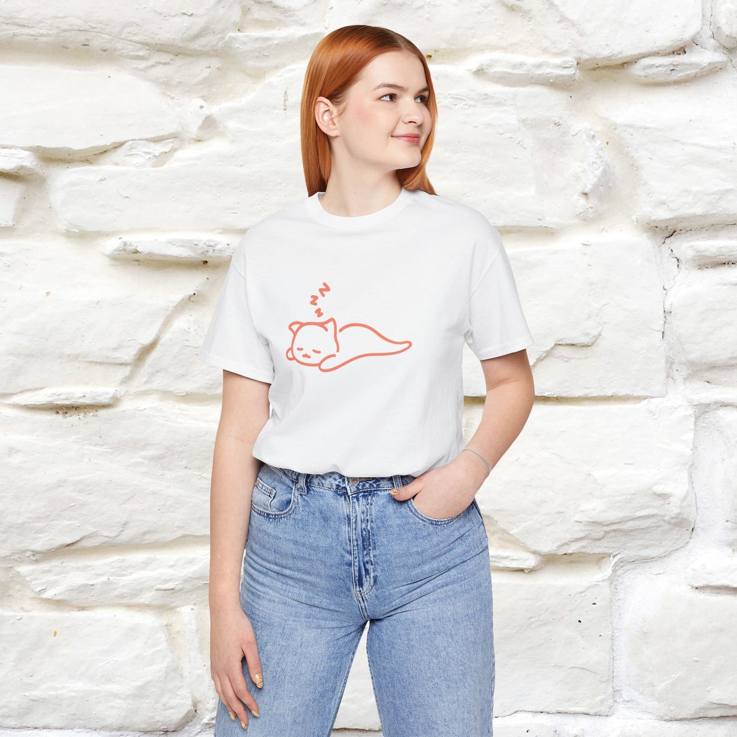 ''You Gotta Keep Going To Keep Growing" Cat T-Shirt| Front & Back Design | Nunu&Miao Studio - Nunu&Miao Studio