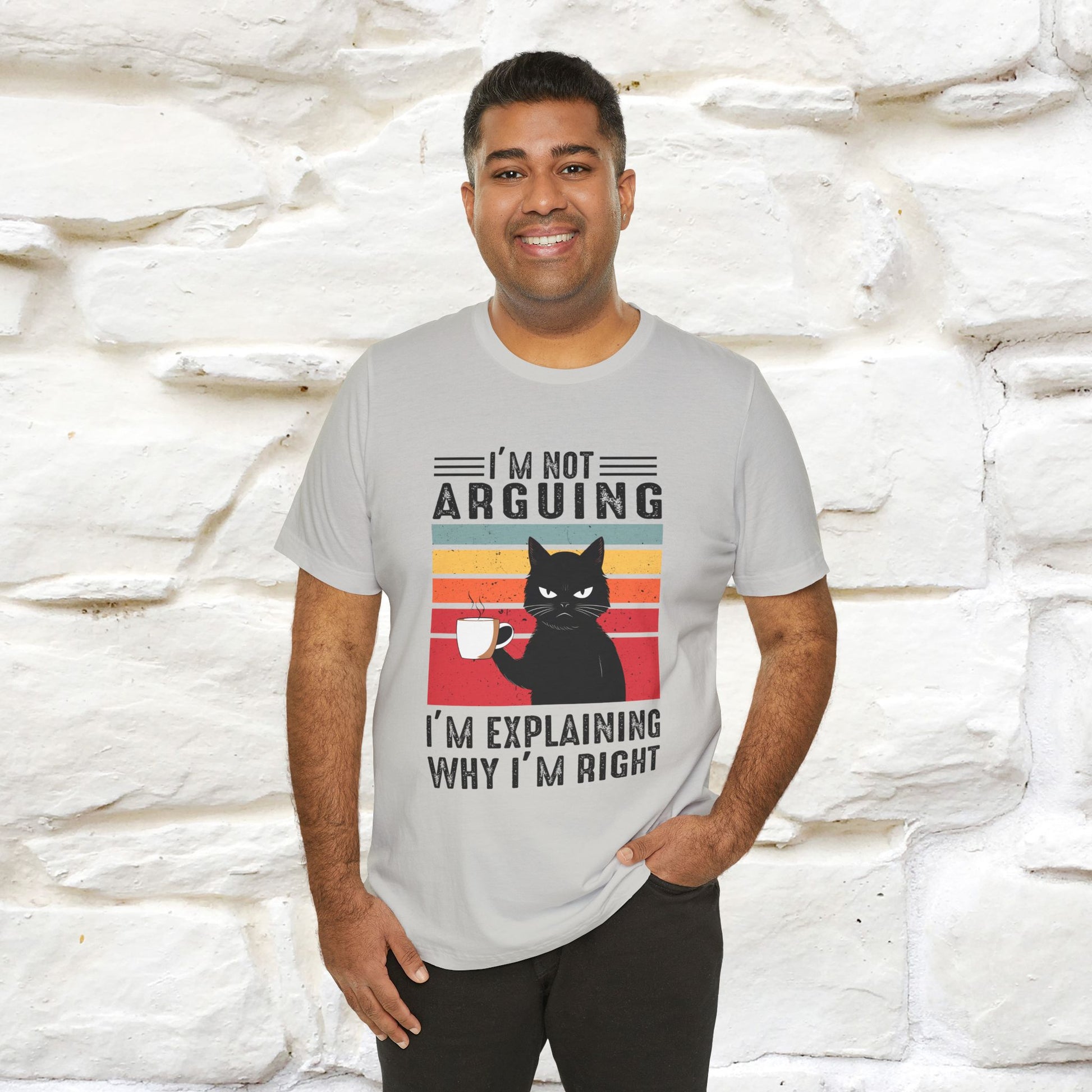 I’m Not Arguing, I’m Explaining Why I’m Right Cat T-Shirt  Nunu&Miao Studio - Nunu&Miao Studio