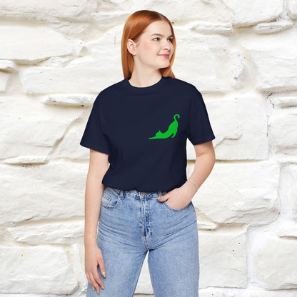 "Take a Deep Breath & Try All Over Again" Cat T-Shirt| Front & Back Design | Nunu&Miao Studio - Nunu&Miao Studio