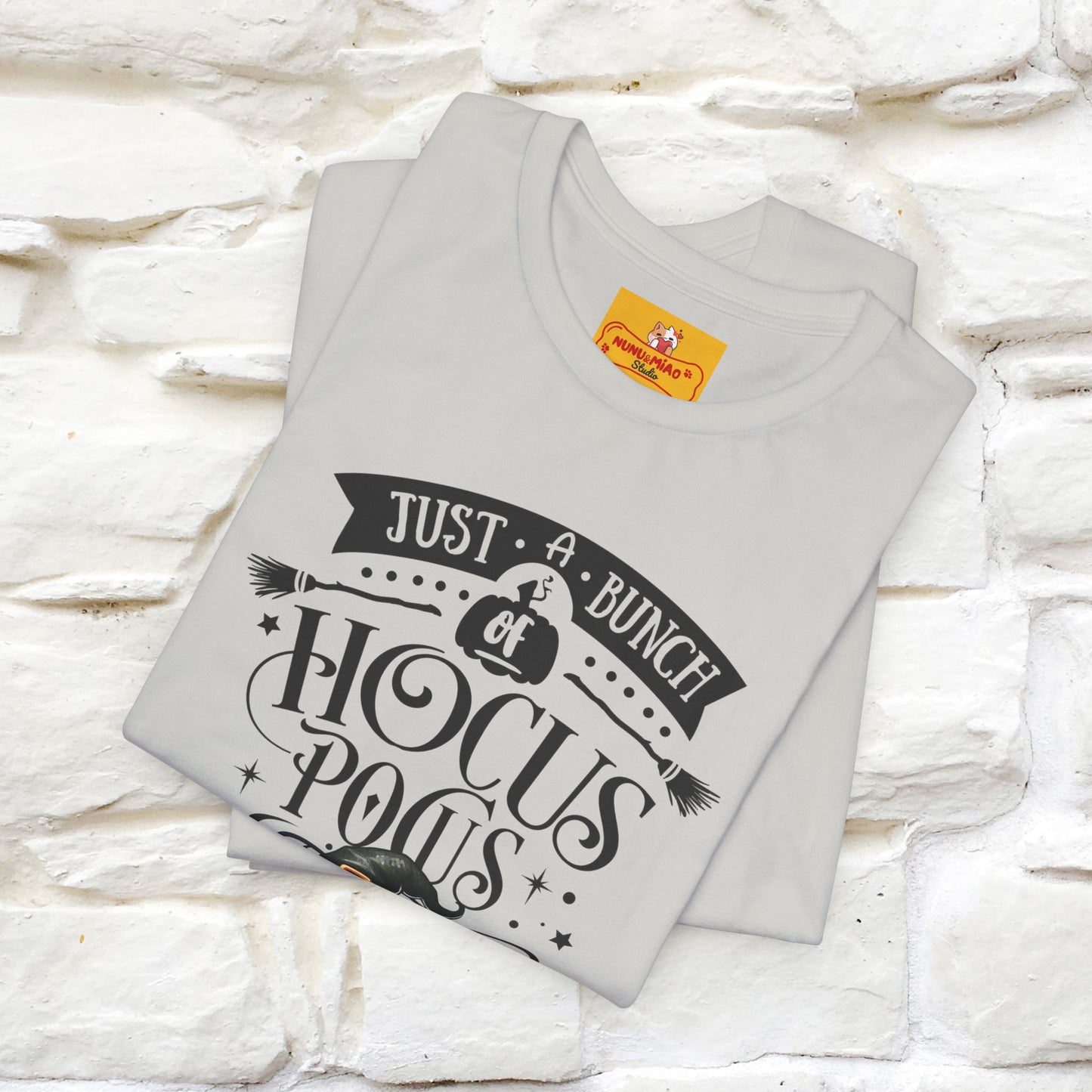 "Just A Bunch Of Hocus Pocus" Cat  T-shirt |Nunu&Miao Studio - Nunu&Miao Studio