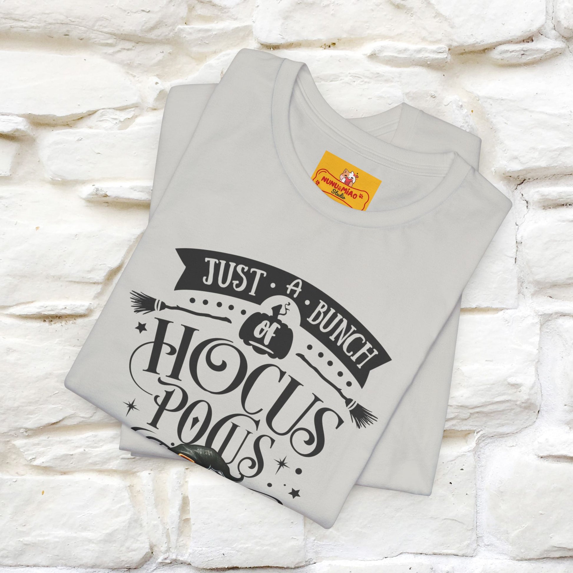 "Just A Bunch Of Hocus Pocus" Cat  T-shirt |Nunu&Miao Studio - Nunu&Miao Studio