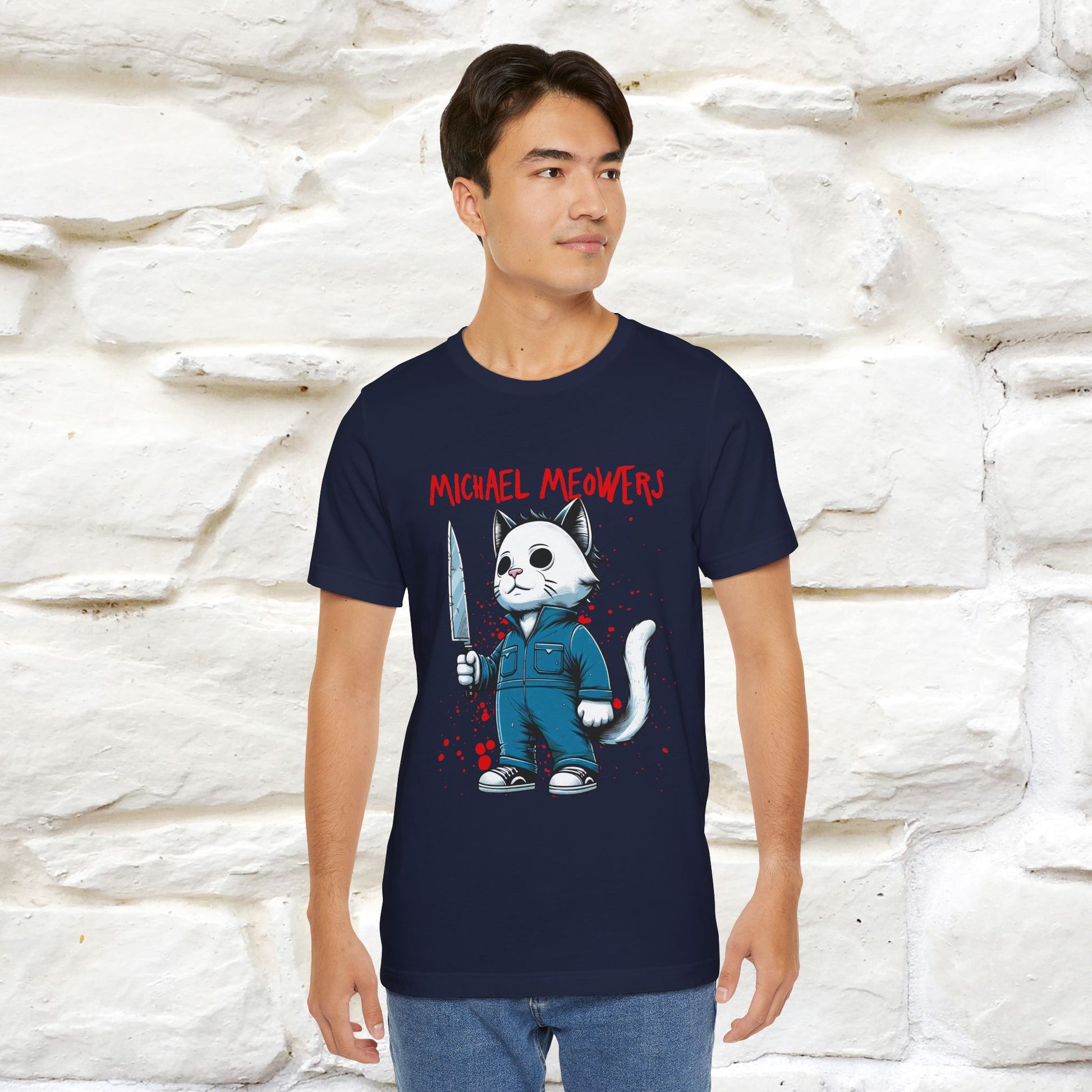 ''Michael Meowers'' Cat T-Shirt |  | Nunu&Miao Studio - Nunu&Miao Studio