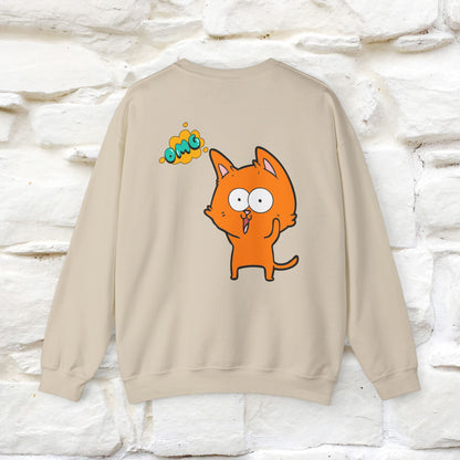 "OMG'' |Cat Sweatshirt | Nunu&Miao Studio
