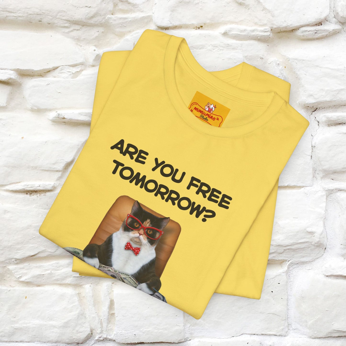 “Are You Fee Tomorrow?” | Cat T-Shirt | Nunu&Miao Studio