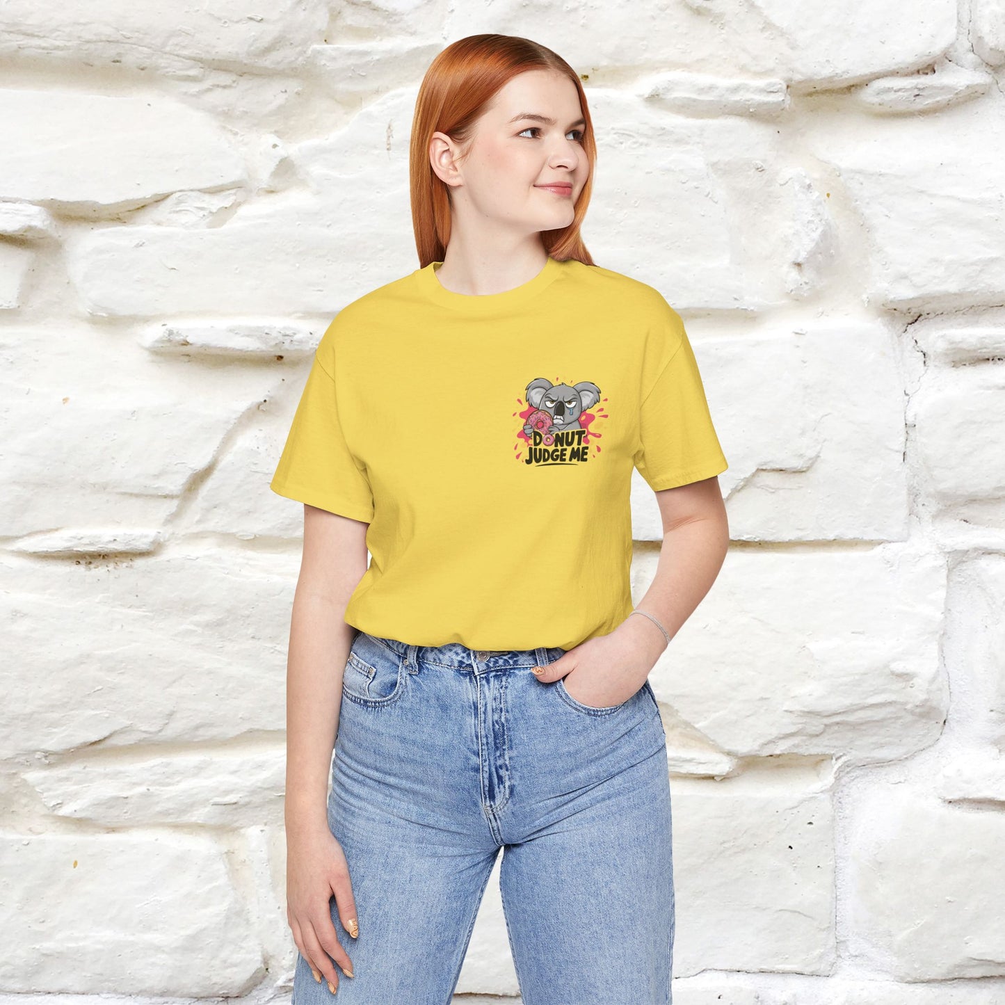 "Donut Judge Me " |Funny  T-Shirt | Front & Back Design | Nunu&Miao Studio - Nunu&Miao Studio