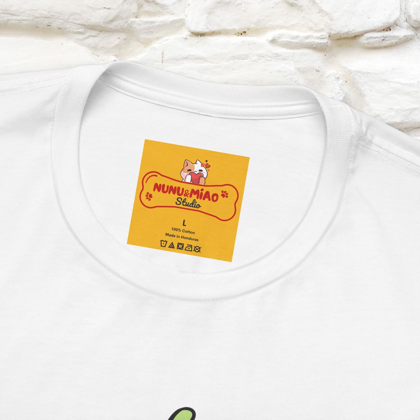 "Dream Without Fear And Love Without Limits'' Cat T-Shirt | Front & Back Design | Nunu&Miao Studio - Nunu&Miao Studio