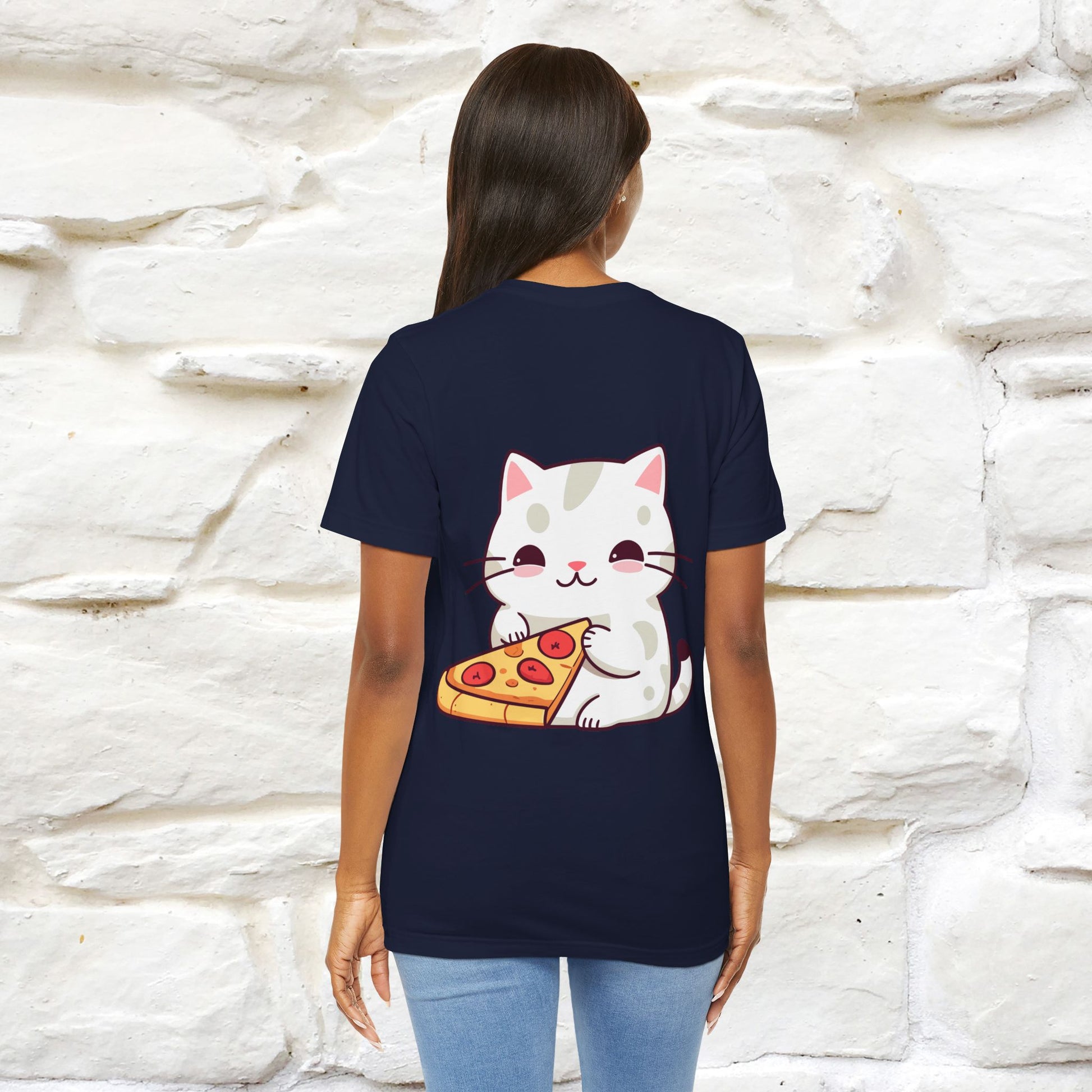 "I Love Pizza"| Cat T-shirt | Nunu&Miao Studio - Nunu&Miao Studio