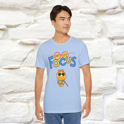 ''Don’t Lose Focus'' Cat T-Shirt | Nunu&Miao Studio - Nunu&Miao Studio