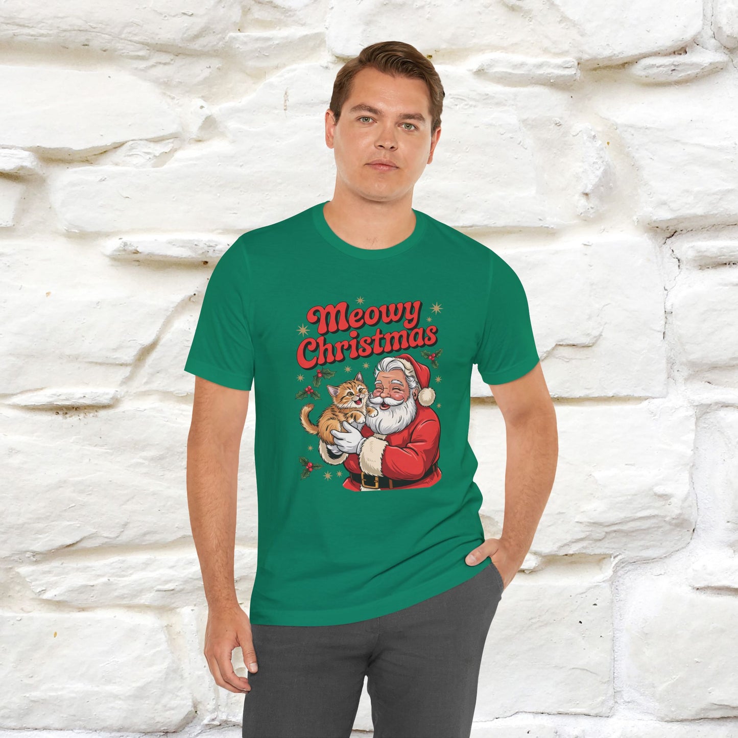 “Meowy Christmas” | Cat T-Shirt | Nunu&Miao Studio