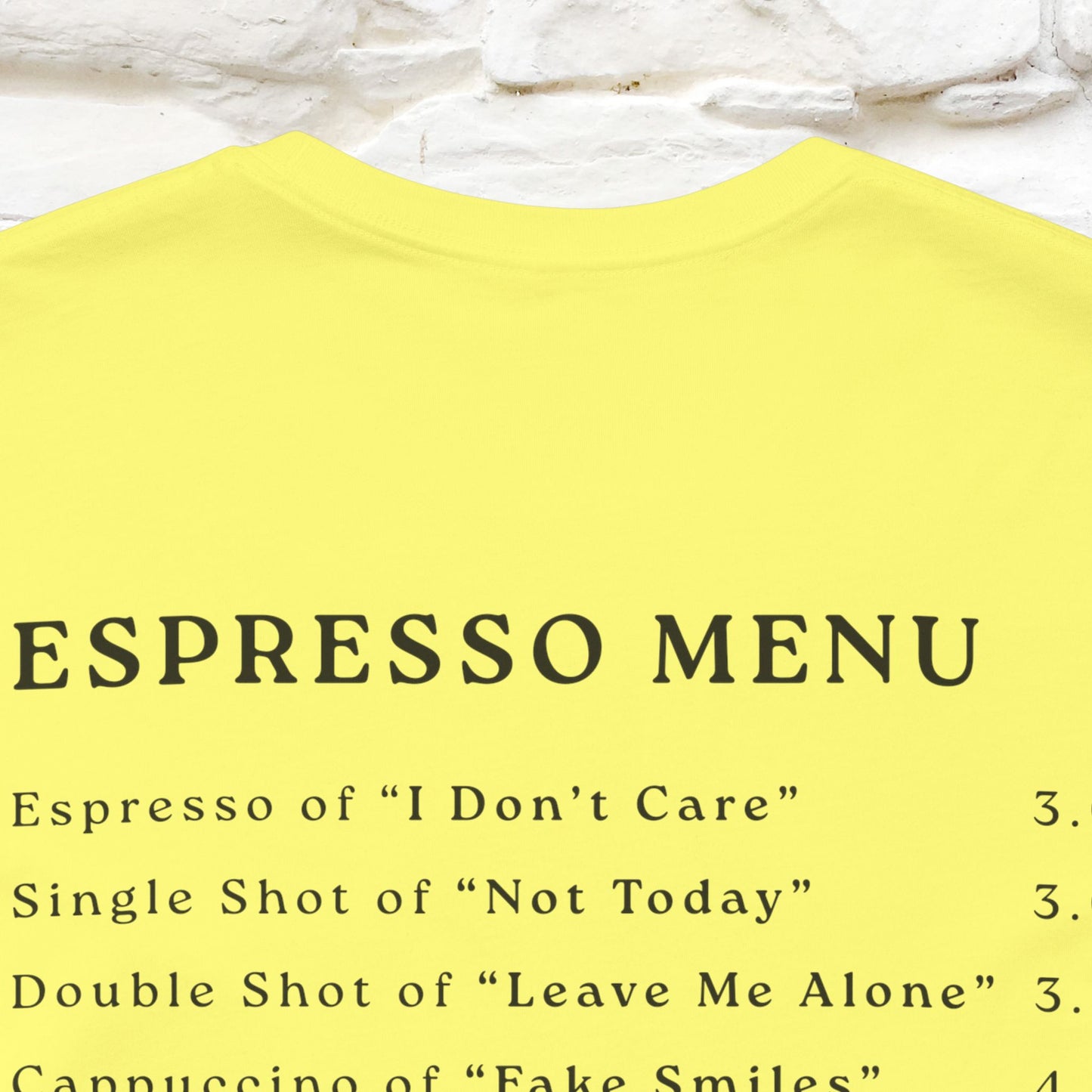 "More Espresso Less Depresso" |Cat T-Shirt | Nunu&Miao Studio - Nunu&Miao Studio