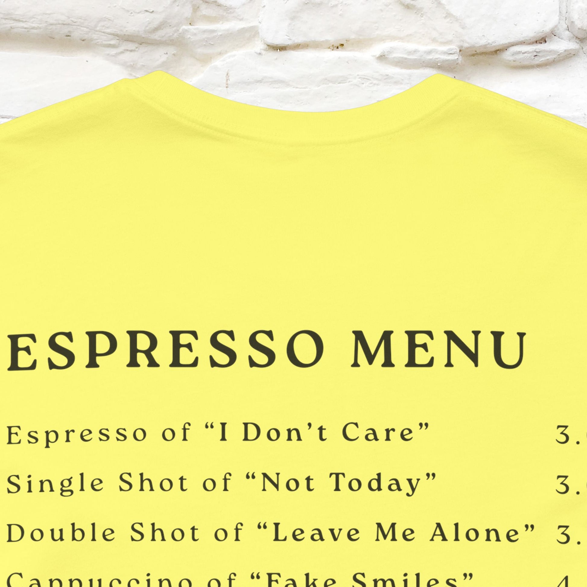 "More Espresso Less Depresso" |Cat T-Shirt | Nunu&Miao Studio - Nunu&Miao Studio