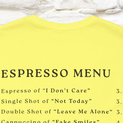 "More Espresso Less Depresso" |Cat T-Shirt | Nunu&Miao Studio - Nunu&Miao Studio