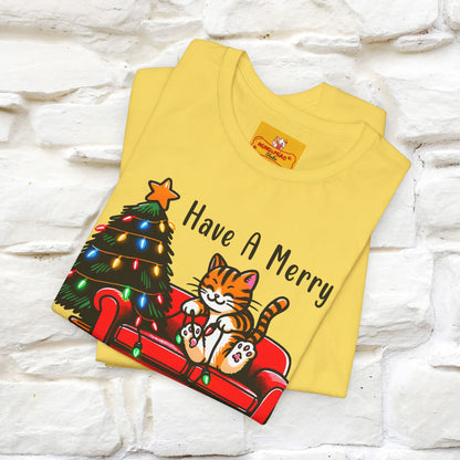 "Have A Merry..." |Funny Cat  T-Shirt | Nunu&Miao Studio