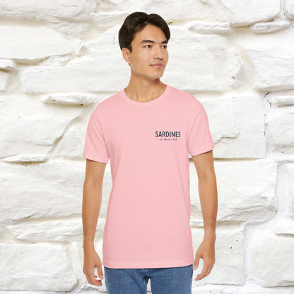"Sardines In Olive Oil" Cute T-shirt | Front & Back Design|Nunu&Miao Studio
