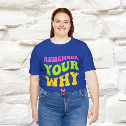 "Remember Your Why" |Cat T-Shirt | Nunu&Miao Studio - Nunu&Miao Studio