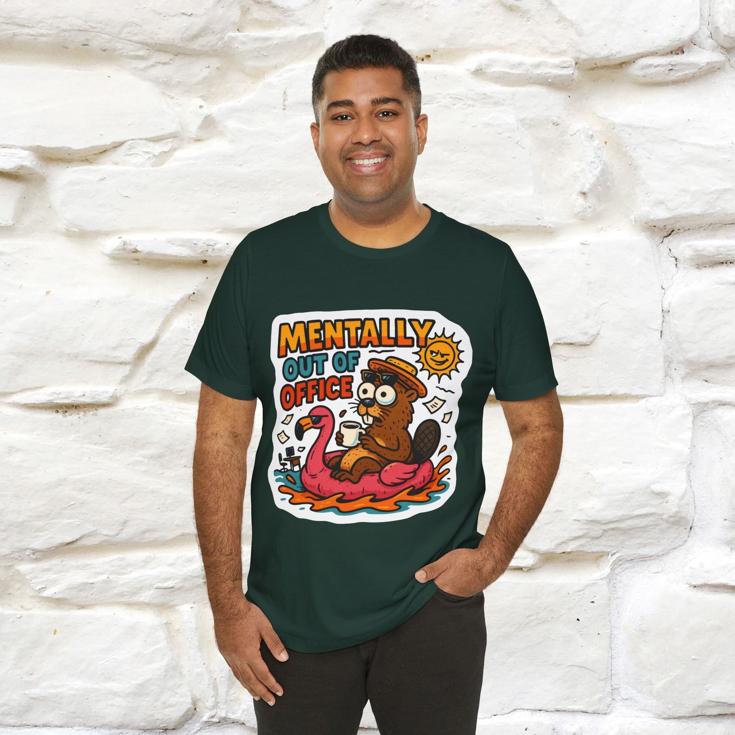 ''Mentally Out Of Office''|  Sarcastic Cat T-Shirt | Nunu&Miao Studio