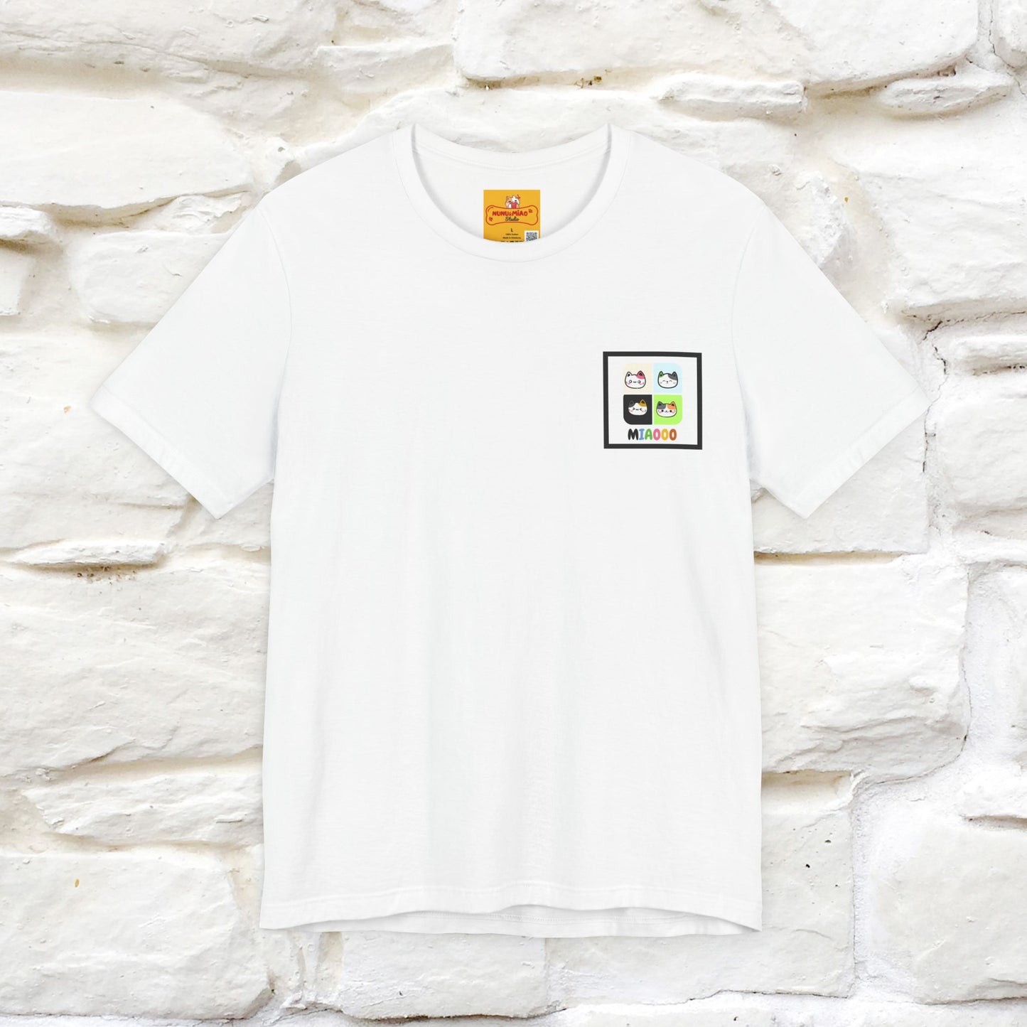 “Miaooo” | Cat T-Shirt | Front & Back Design | Nunu&Miao Studio