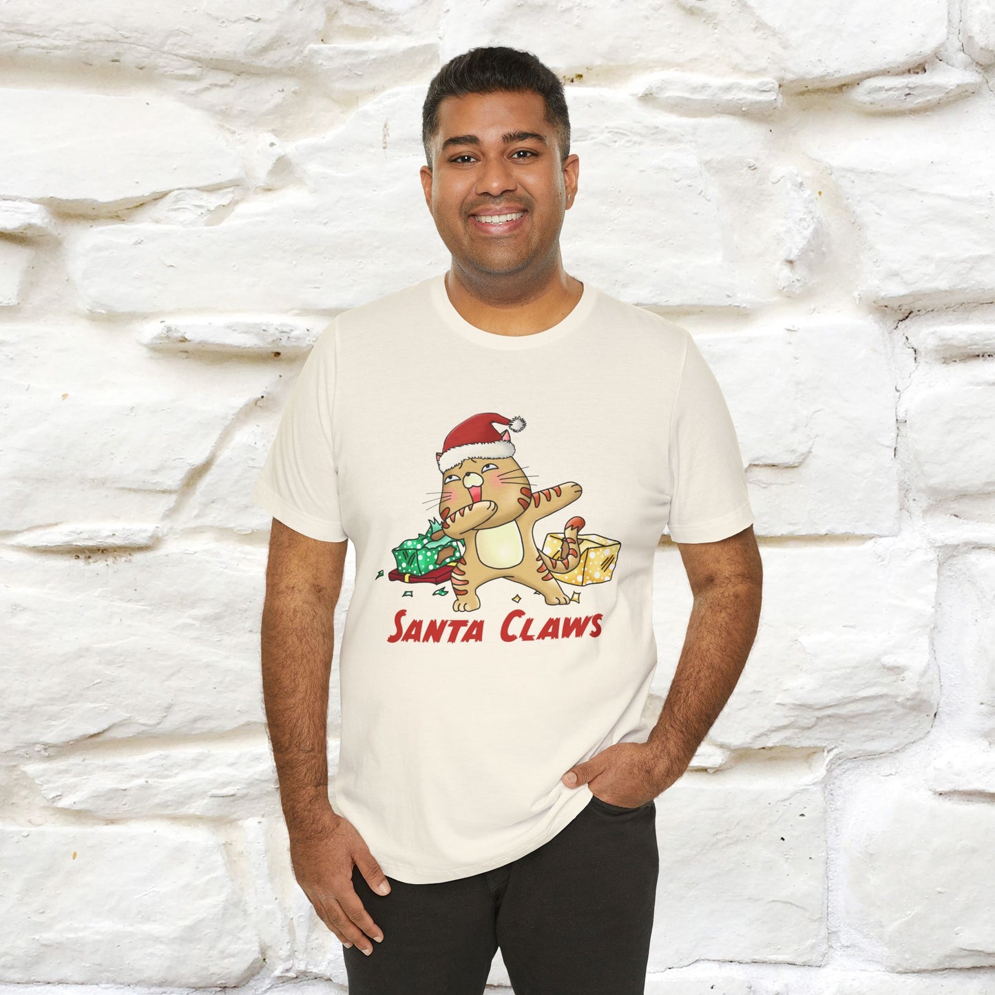 "Santa Claws" |Funny Cat T-Shirt | Nunu&Miao Studio