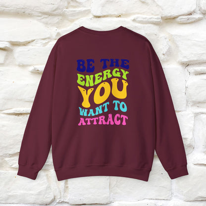"Be The Energy ...'' |Cat Sweatshirt | Nunu&Miao Studio