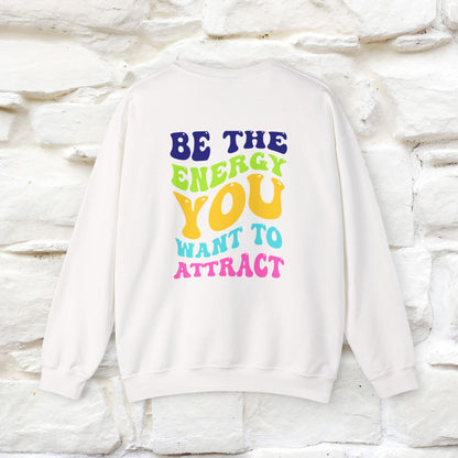 "Be The Energy ...'' |Cat Sweatshirt | Nunu&Miao Studio