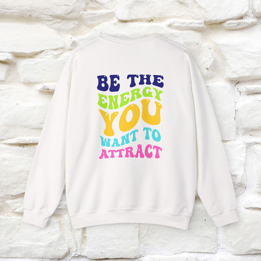 "Be The Energy ...'' |Cat Sweatshirt | Nunu&Miao Studio