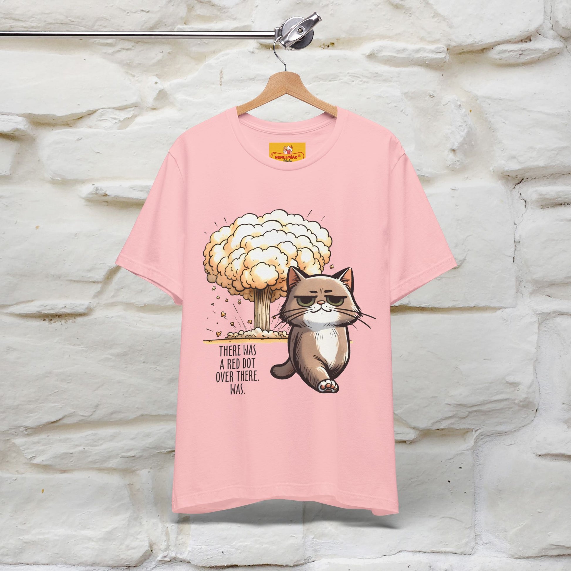 ''The Red Dot Chase'' Funny Cat T-Shirt | Nunu&Miao Studio - Nunu&Miao Studio