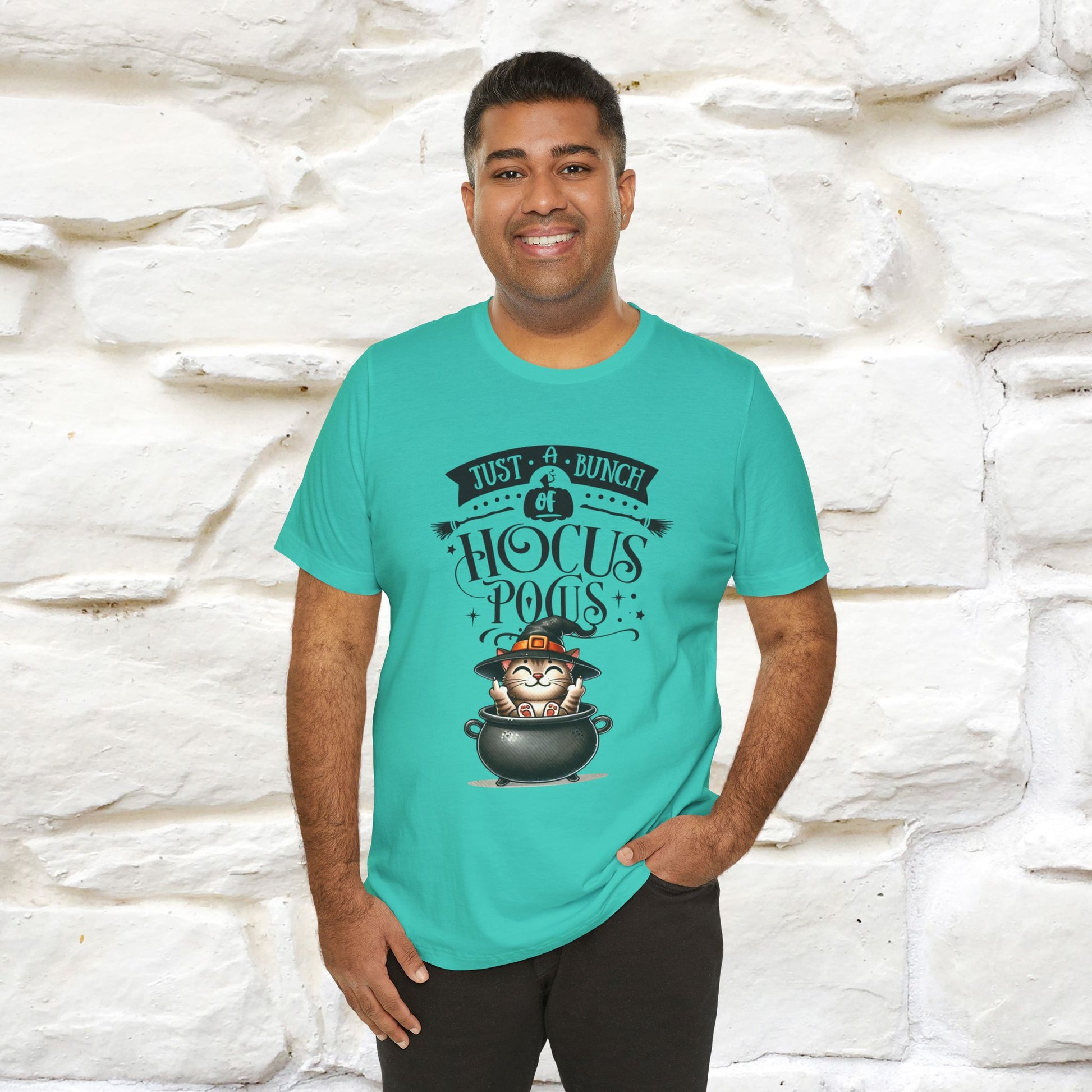"Just A Bunch Of Hocus Pocus" Cat  T-shirt |Nunu&Miao Studio - Nunu&Miao Studio