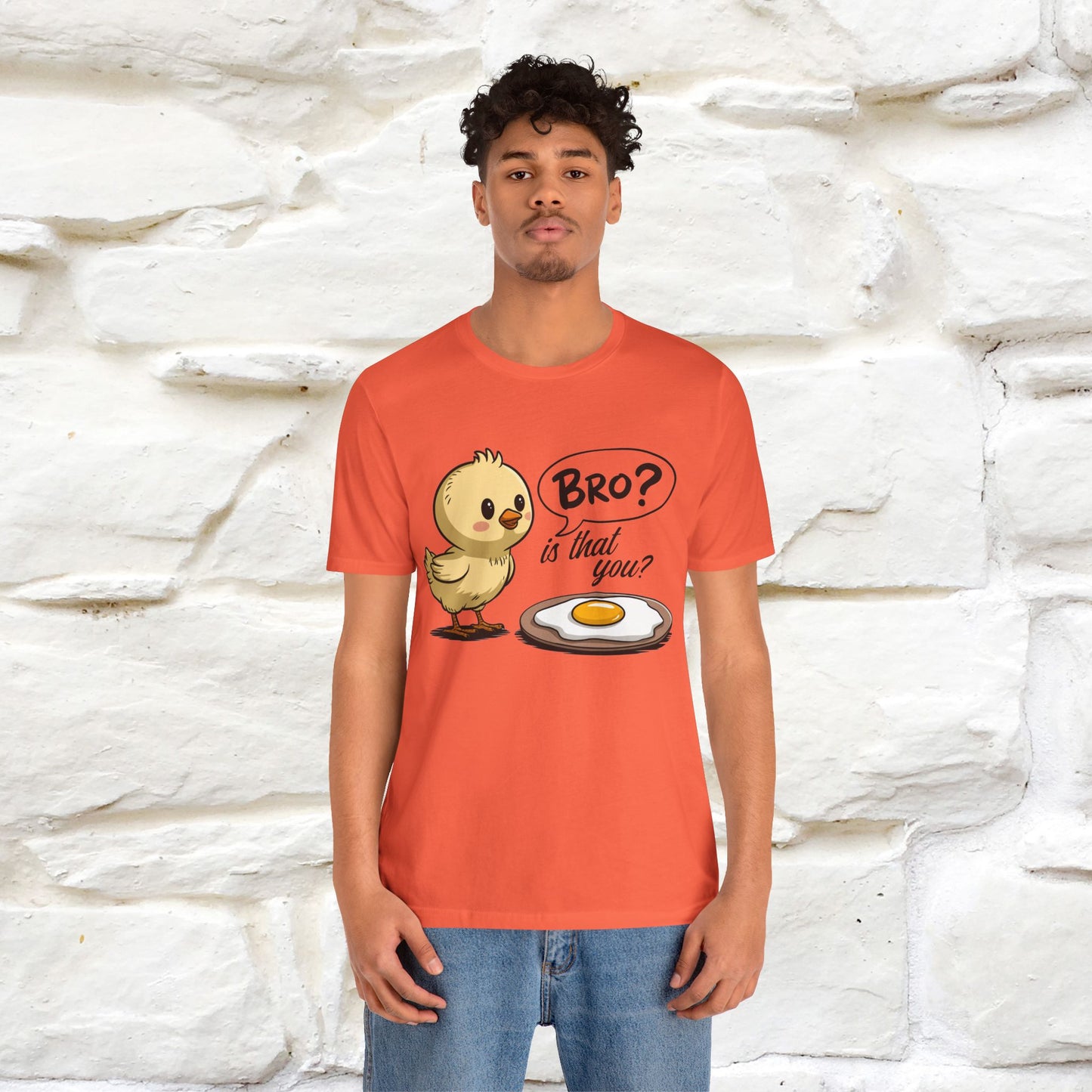 "Bro Is That You?" Funny Chicken T-shirt |Nunu&Miao Studio - Nunu&Miao Studio