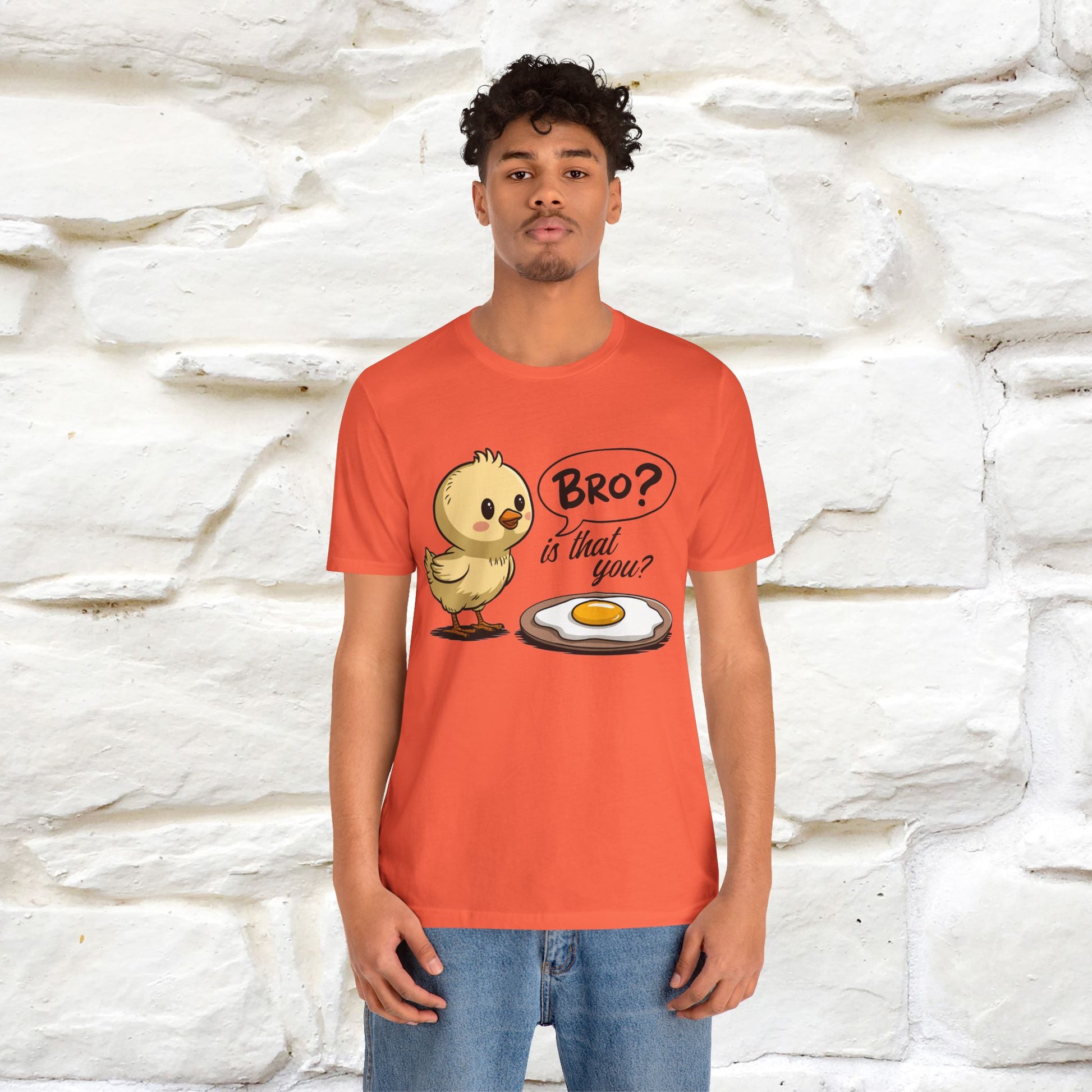 "Bro Is That You?" Funny Chicken T-shirt |Nunu&Miao Studio - Nunu&Miao Studio