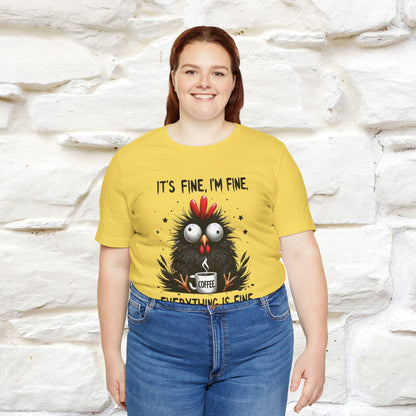 "Everything Is Fine" |Funny T-Shirt | Nunu&Miao Studio - Nunu&Miao Studio
