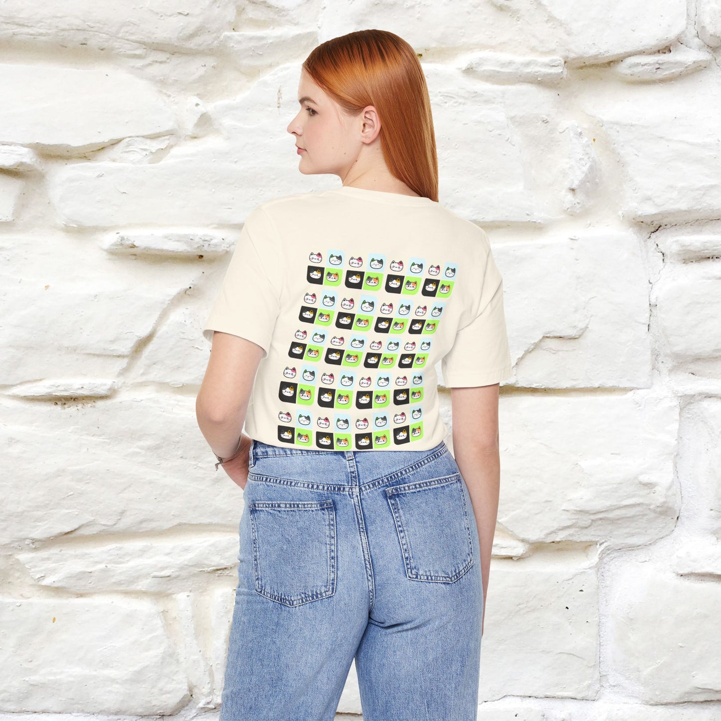 “Miaooo” | Cat T-Shirt | Front & Back Design | Nunu&Miao Studio
