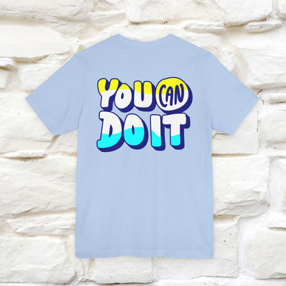 "You Can Do It'' | Front & Back Design | Nunu&Miao Studio - Nunu&Miao Studio