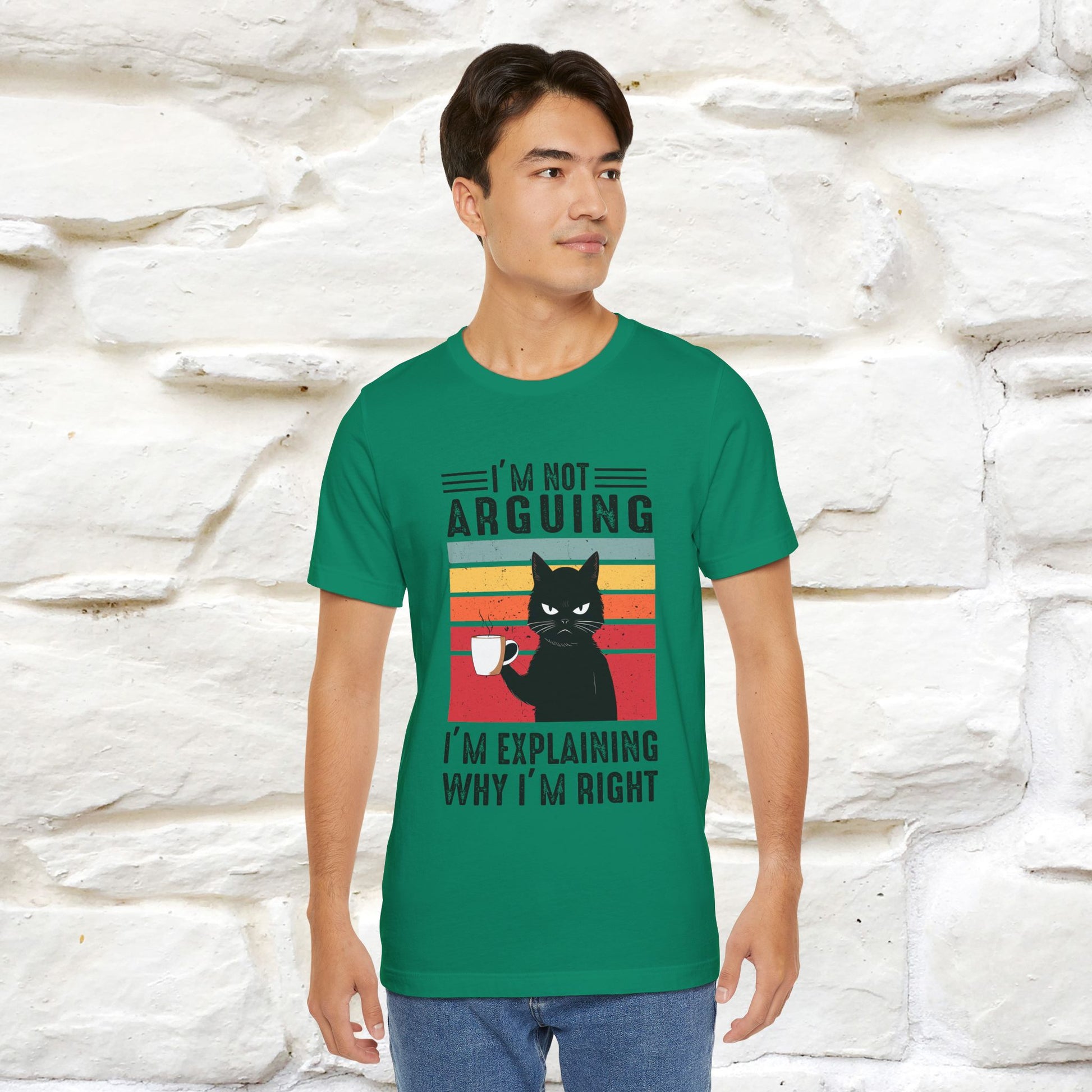 I’m Not Arguing, I’m Explaining Why I’m Right Cat T-Shirt  Nunu&Miao Studio - Nunu&Miao Studio