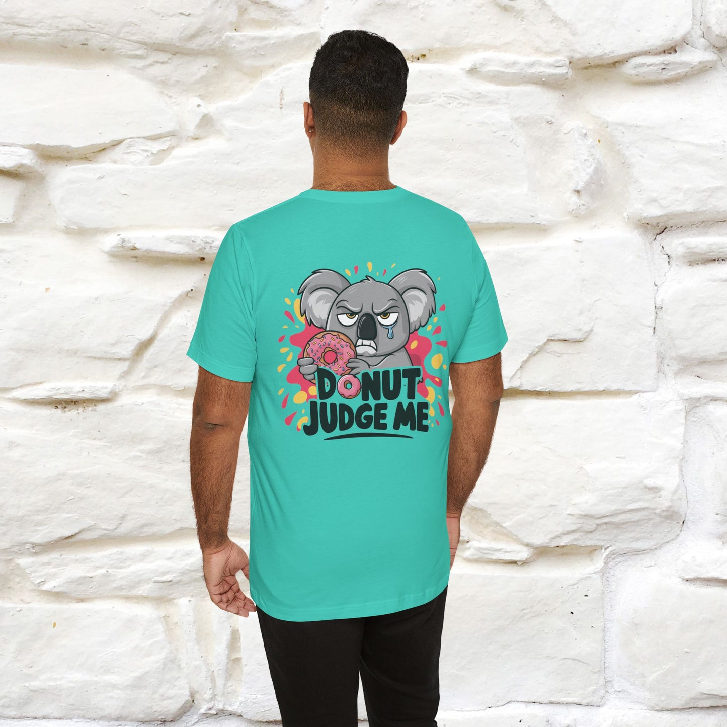 "Donut Judge Me " |Funny  T-Shirt | Front & Back Design | Nunu&Miao Studio - Nunu&Miao Studio