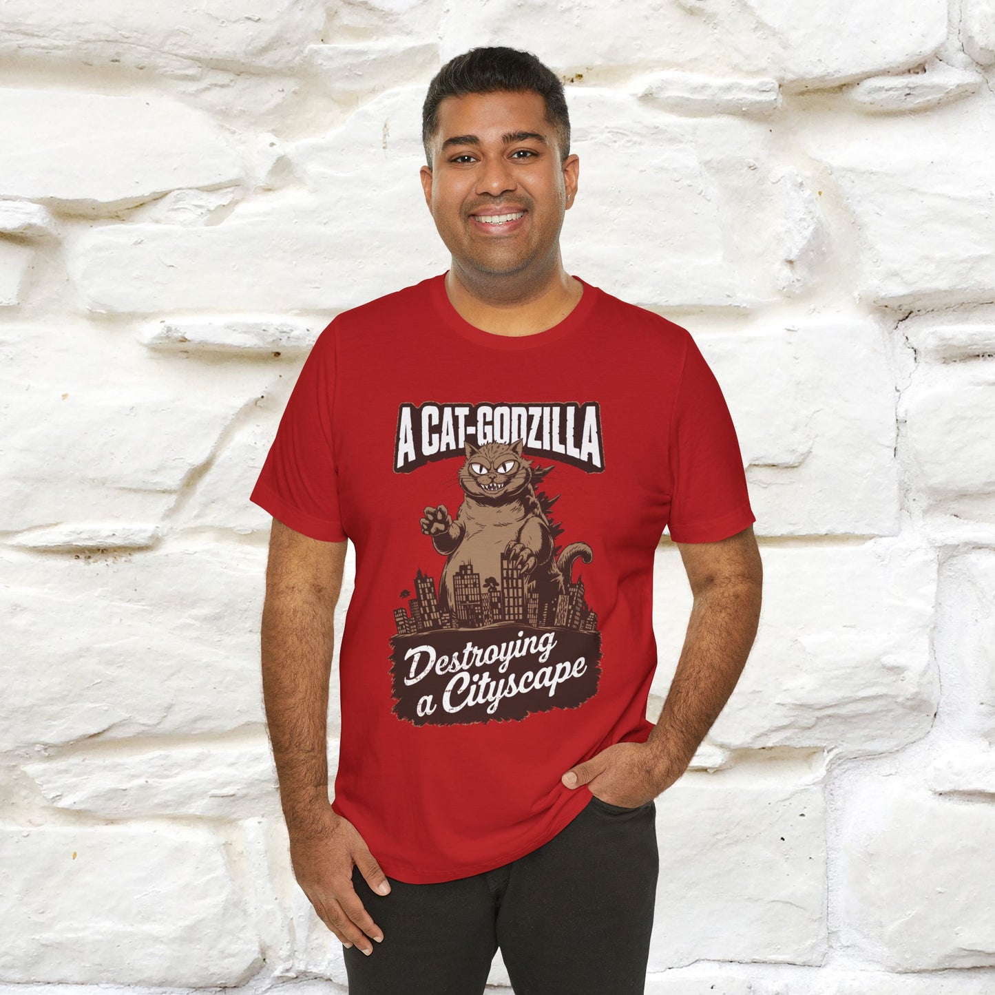 ''A Cat-Godzilla ''| CatT-Shirt | Nunu&Miao Studio - Nunu&Miao Studio