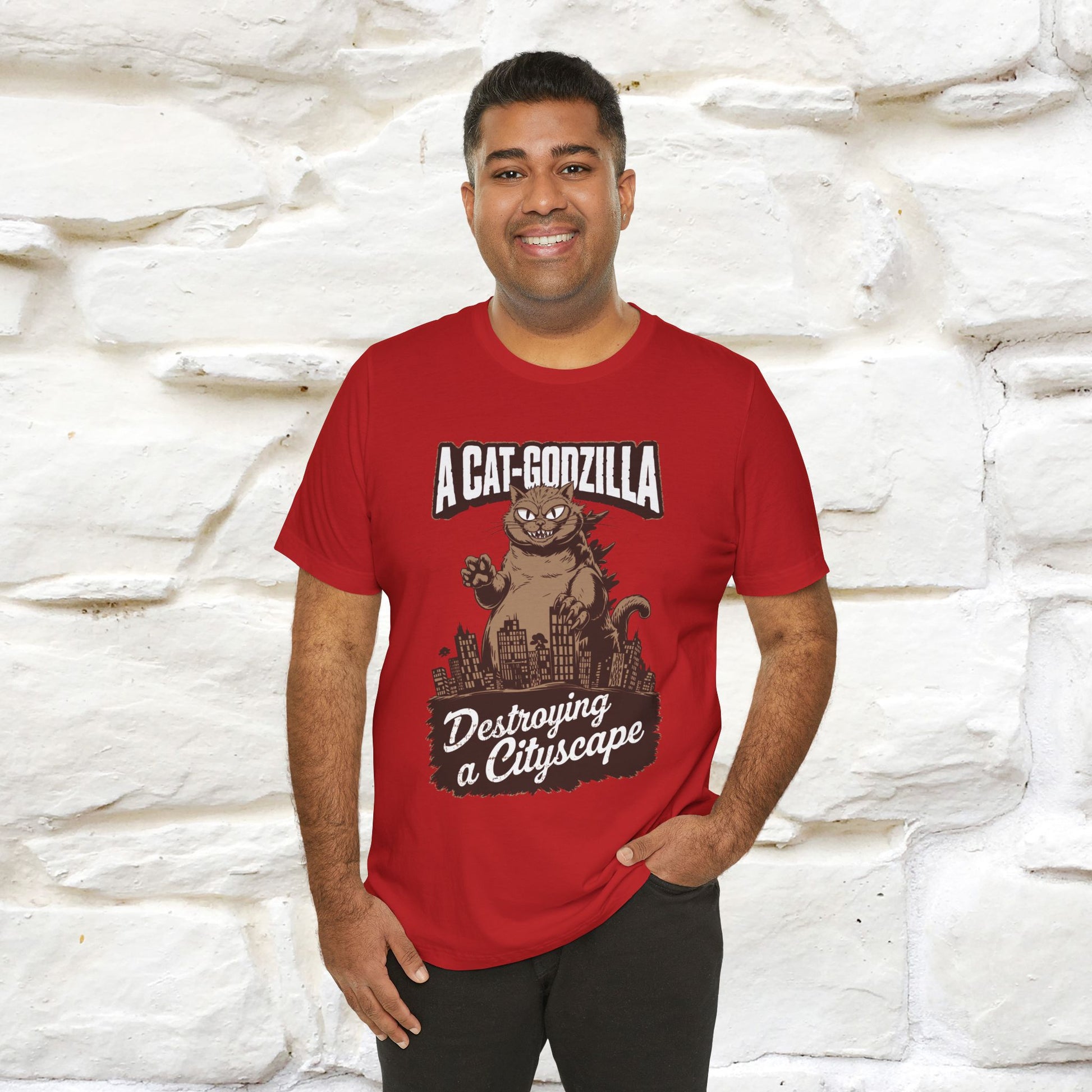 ''A Cat-Godzilla ''| CatT-Shirt | Nunu&Miao Studio - Nunu&Miao Studio
