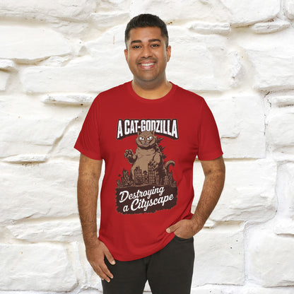 ''A Cat-Godzilla ''| CatT-Shirt | Nunu&Miao Studio - Nunu&Miao Studio