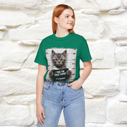 ''I Tore The Toilet Paper'' | Funny Cat T-Shirt | Nunu&Miao Studio - Nunu&Miao Studio
