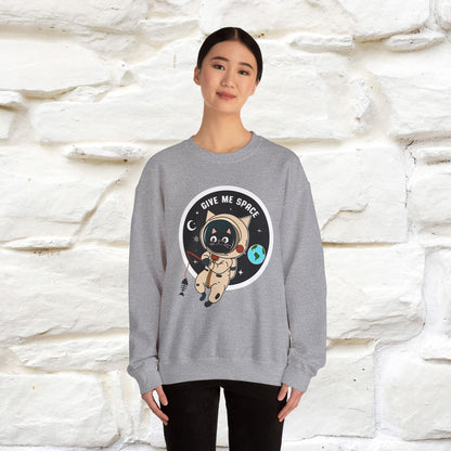 ''Give Me Space'' |Cat Sweatshirt | Nunu&Miao Studio