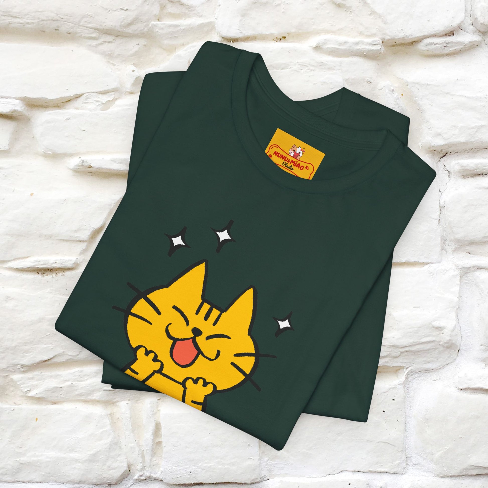 ""It's A Good Day" Cat T-Shirt| Front & Back Design | Nunu&Miao Studio - Nunu&Miao Studio