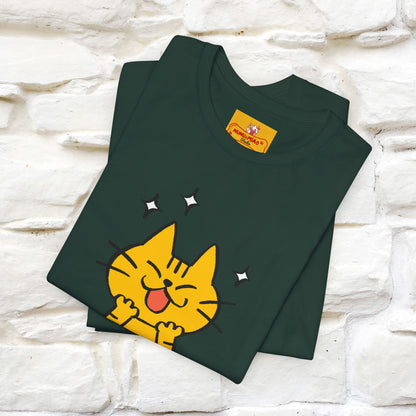 ""It's A Good Day" Cat T-Shirt| Front & Back Design | Nunu&Miao Studio - Nunu&Miao Studio