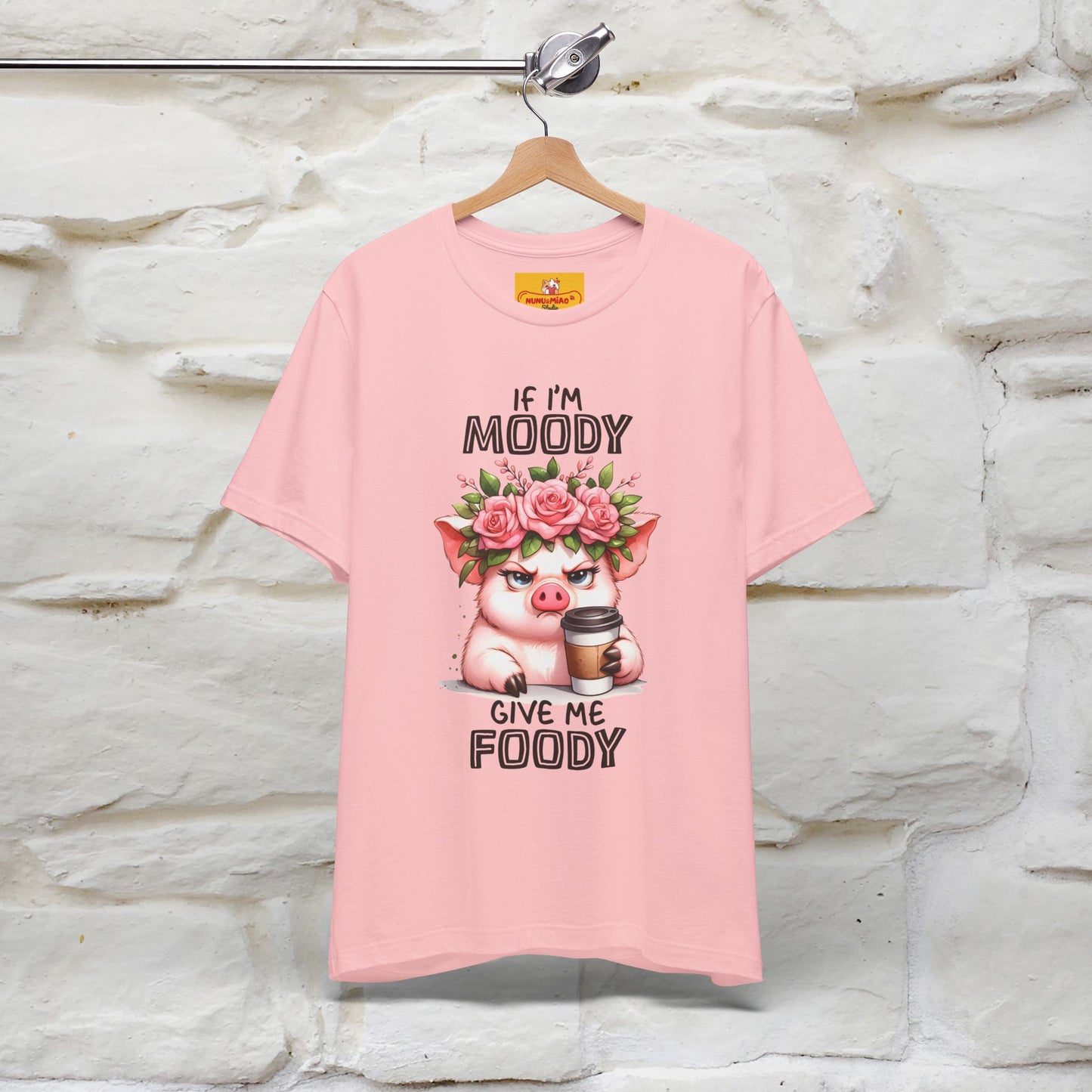 ''If I'm Moody Give Me Foody''| Funny T-Shirt | Nunu&Miao Studio
