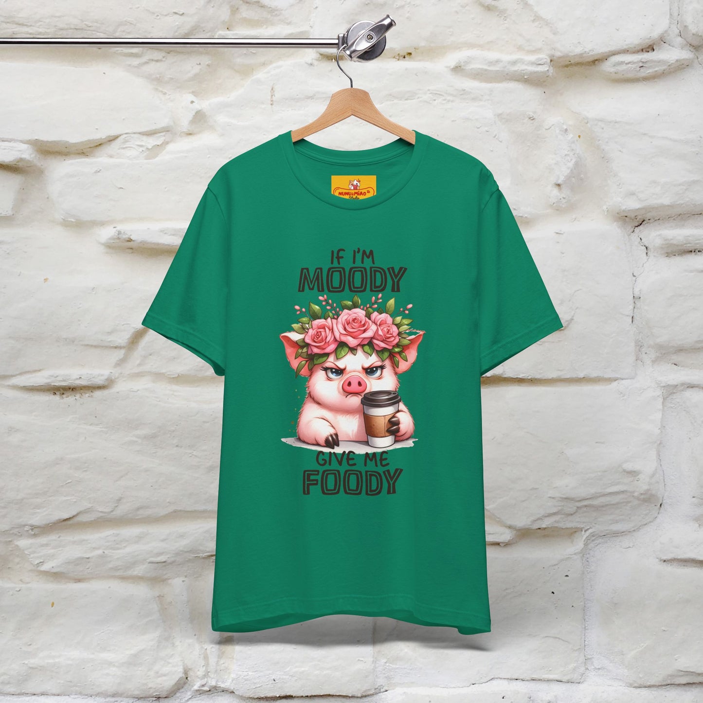 ''If I'm Moody Give Me Foody''| Funny T-Shirt | Nunu&Miao Studio