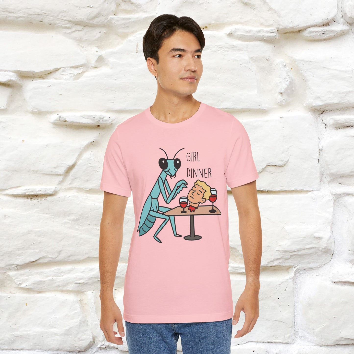 "Girl Dinner" Funny T-shirt |Nunu&Miao Studio - Nunu&Miao Studio