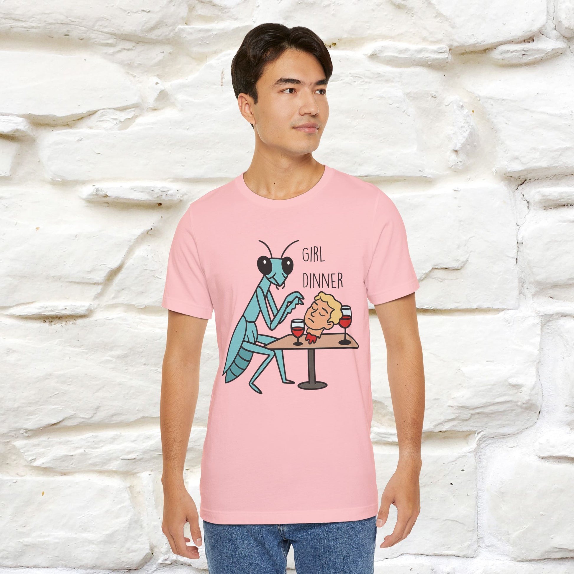 "Girl Dinner" Funny T-shirt |Nunu&Miao Studio - Nunu&Miao Studio