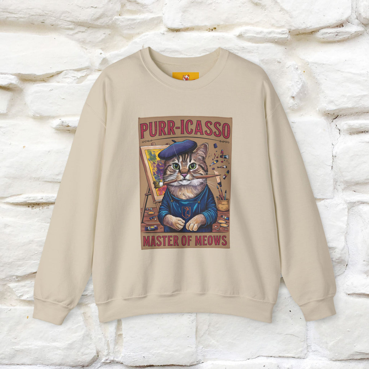 "Purr-icasso.'' |Cat Sweatshirt | Nunu&Miao Studio